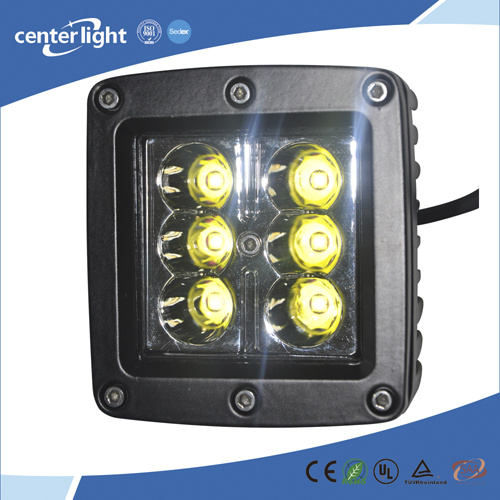 18W 6000-6500k Square CREE Xbd LED Work Lights