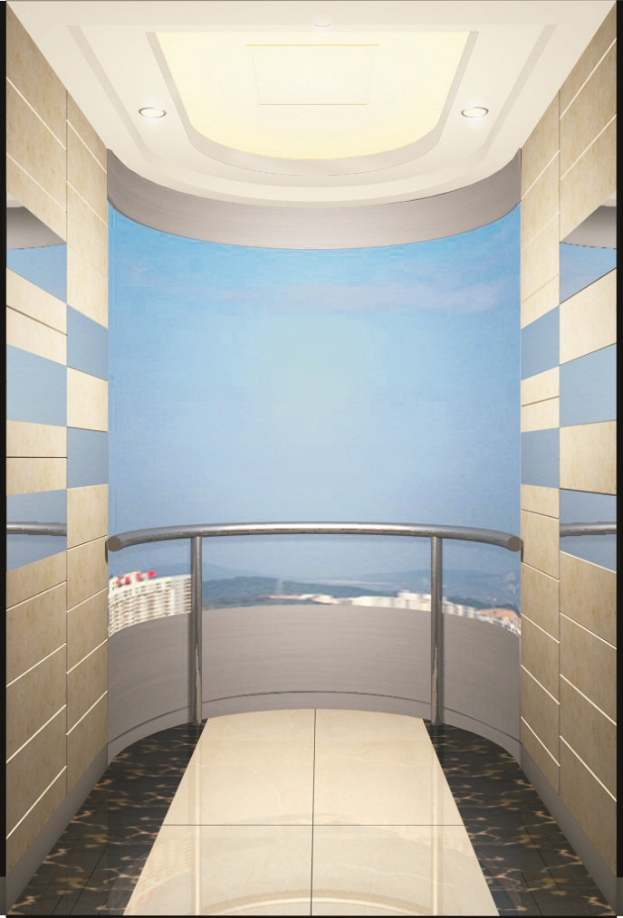 Square Type Sightseeing Elevator