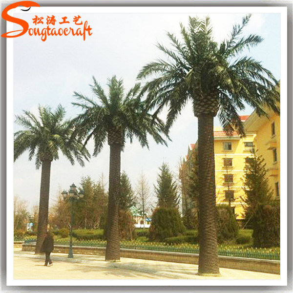 China Wholesale Artificial Decorative Metal Date Palm Trees