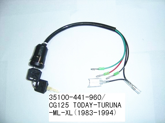 Ignition Switch for Motorcycle (CG125 TODAY-TURUNA-ML-XL (1983-1994)) Ql005