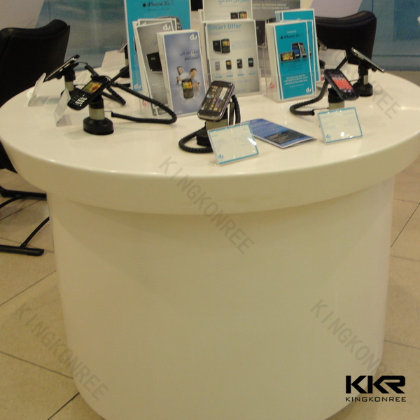 Kkr Customized Round Table Counter Top for Sell Phone
