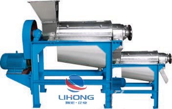 Stainless Steel Two-Level Spiral Juicing Machine for Beverage Industry