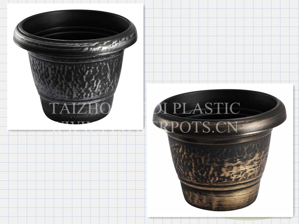 Gold, Silver, Copper Painting Flowerpot (KD5301S-KD5305S)