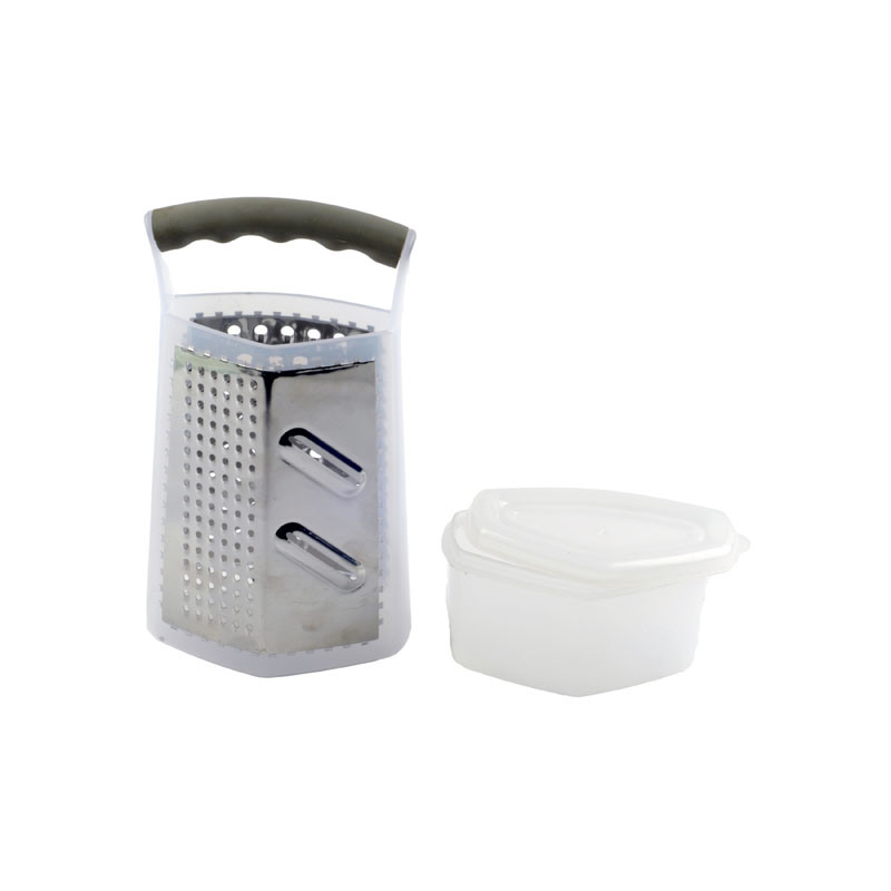9'' 3-Side Grater with Plastic Box