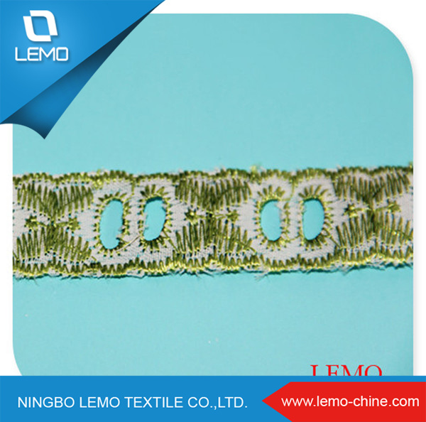 3D Embroidery Lace/Trochon Lace/Cotton Lace/Tc Lace