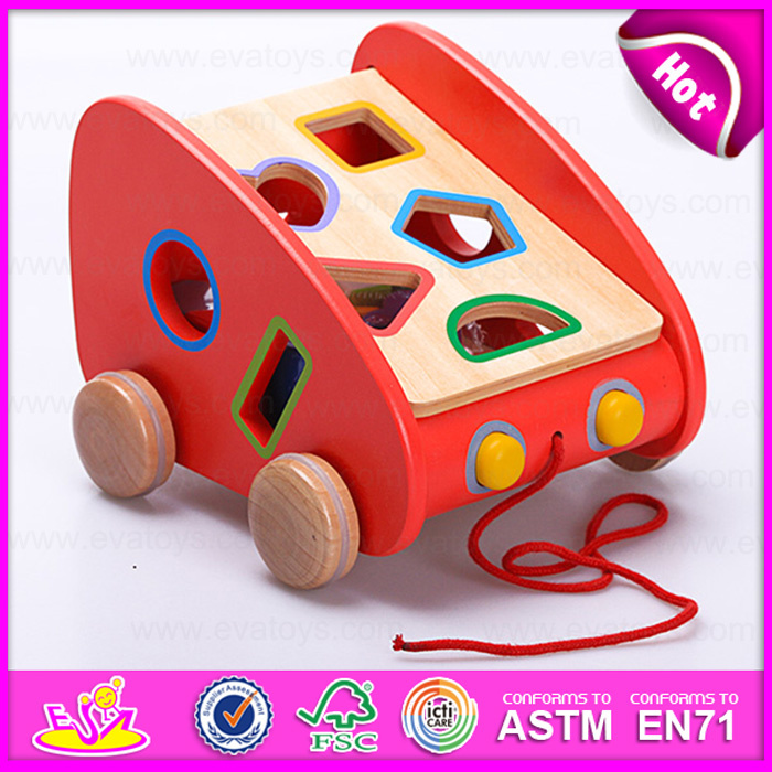 2015 Brand New Multifunction Wooden Block Toy Set, Wooden Block Pull Toy Set, Wooden Pull Block Toy for Children W12D036