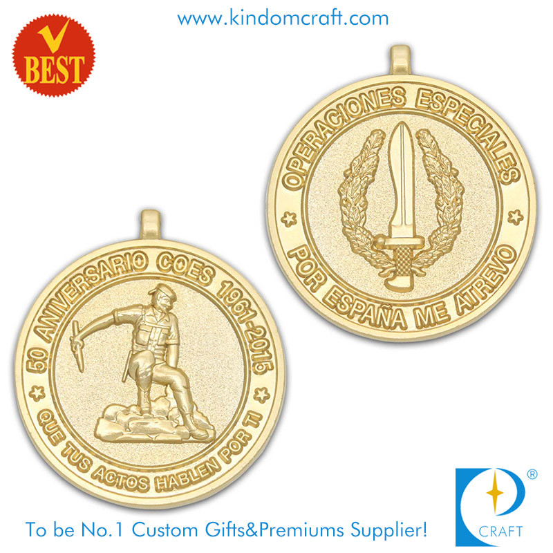 High Quality 3D Gold Medals Logo for Souvenir Gift