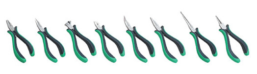 8 Pcs Mini Plier with Doublt Spring Sleves Set (LUCK-025)