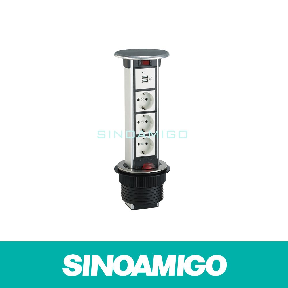 Power Distribution Outlet Pod Desk Socket