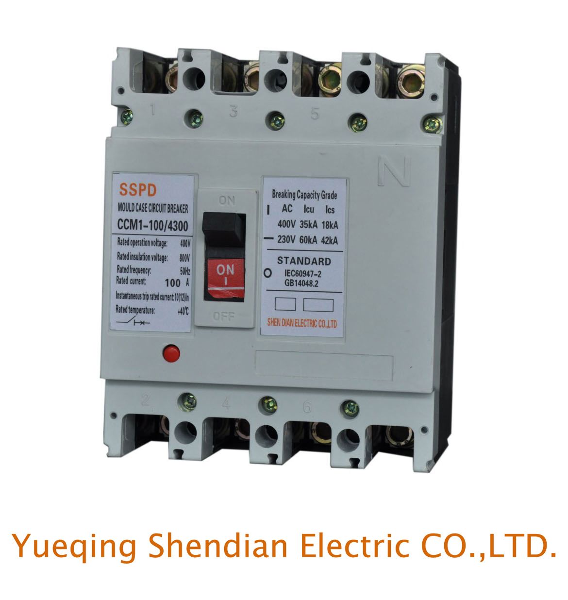 Cm1-100n 4p Moulded Case Circuit Breaker (MCCB) (CM1-100N 4P)