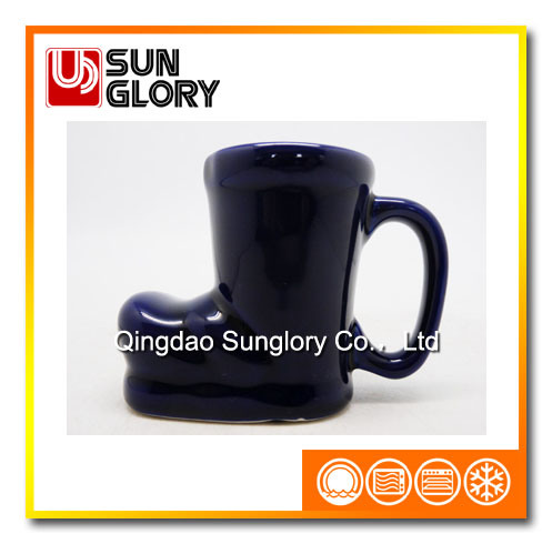 Glazed Boot-Shaped Porcelain Mug Syb010