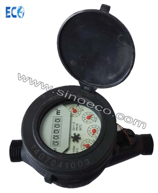 Multi Jet Liquid Sealed Water Meter with Precise Measurement Class C