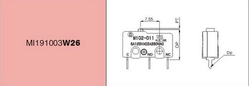 Lofair Micro Switch-Mi191003W26