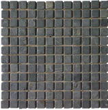 Black Slate Wall Panel Veneer Mosaic Culture Stones (HX009)