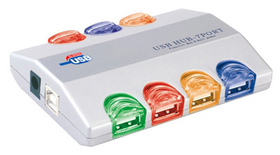 7 Port USB Hub with Light (UH702)