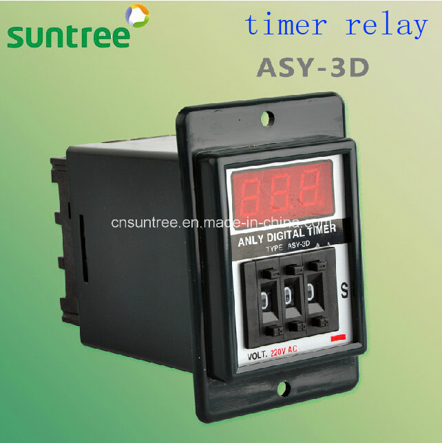 Asy-3D Digital Timer Switch 12V DC Timer Switch Electrical Relay Time Delay Relay