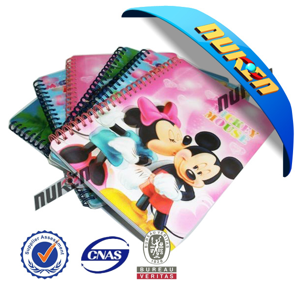 2015 Hot Sale 3D Printing Notebook Cover