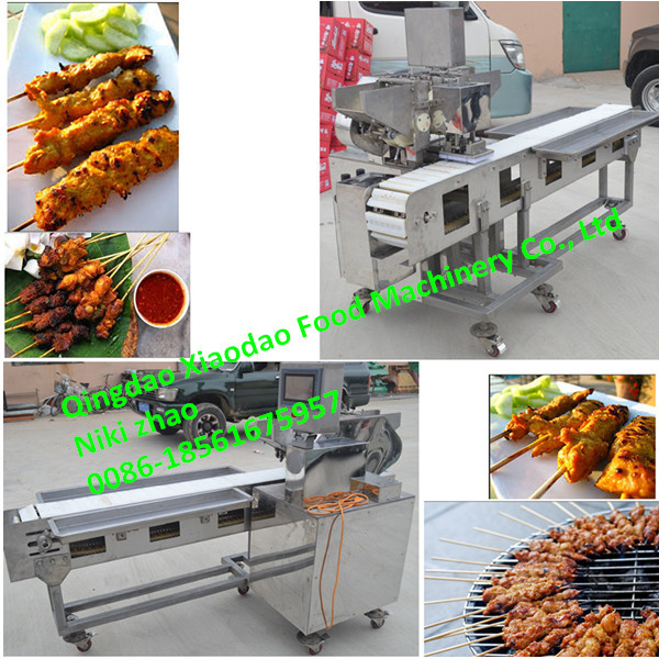 Automatic Meat Skewer Machine/Satay Skewer Machine