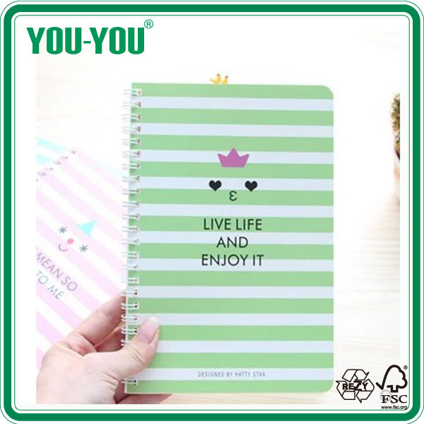 Custom Spiral Notebook with Blank Pages