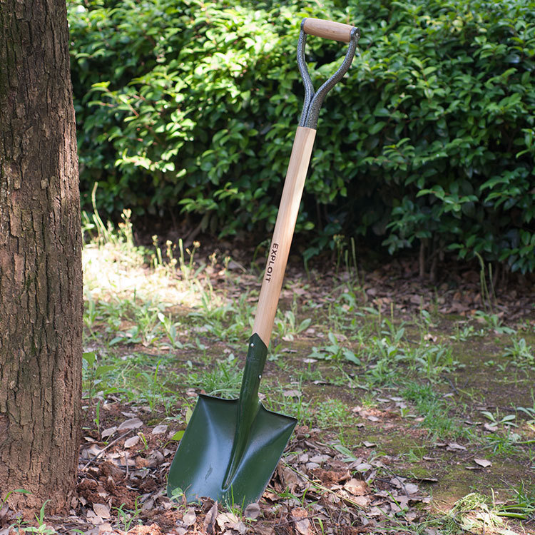 Pointed Wooden Handle Garden Shovel in Guangzhou Supplier
