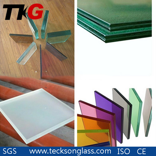 Green/ Grey/Bronze /Clear Laminated Float Glass with High Quality