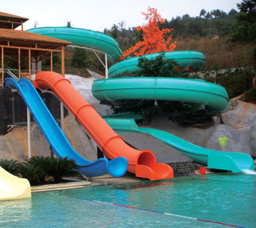 Fiberglass Water Slide Combination for Water Park