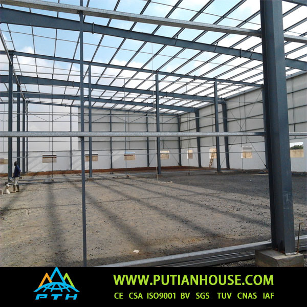 2015 Pth Prefab Multi-Storey Steel Structure Workshop Building