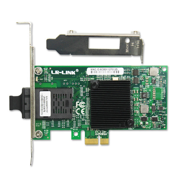 Lrec6220PF Pcie 1000base-Sx/Lx 1g Gigabit Sc St SFP Connector Fiber Nic Network Interface Card