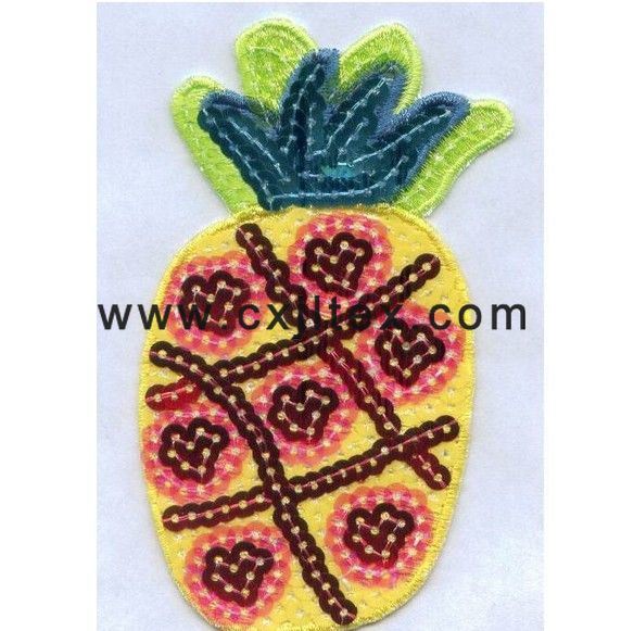 Pineapple Sequins Embroidery