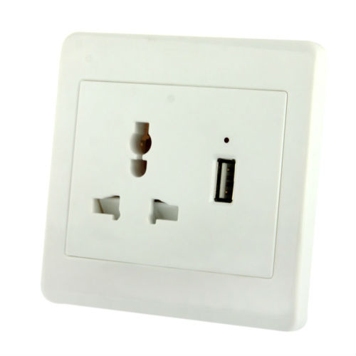 Wall Socket with USB Charging