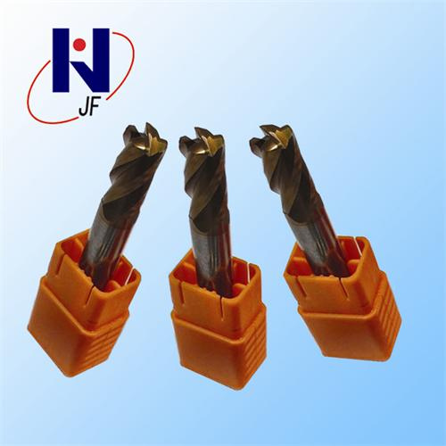 4 Flutes Gold Coating Carbide Milling Machine Tools 4 Flutes Solid Carbide Tool