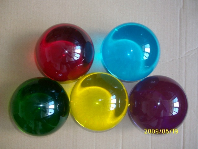 Crystal/ Acrylic Ball-Crystal/ Multicolor with Crystal Ball