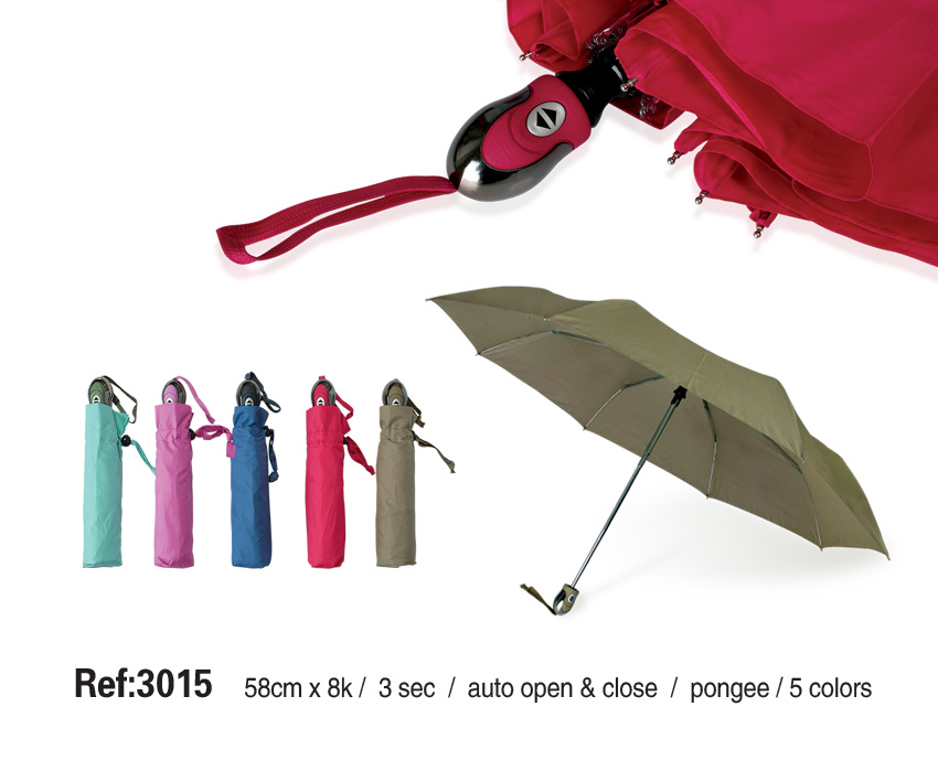 Three Fold Auto. Open & Close Umbrella 3015