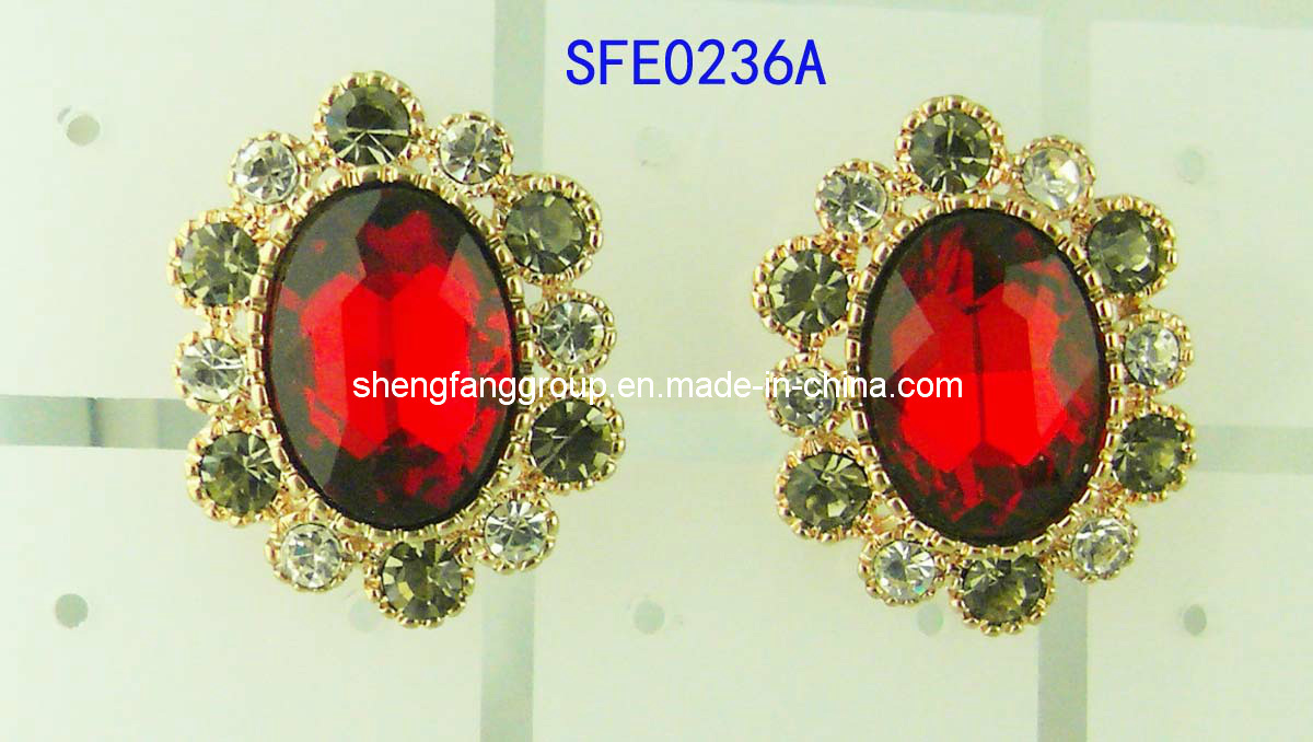 Fashion Jewelry Siam Earring (SFE0236A)