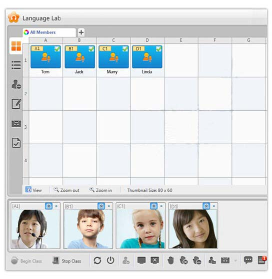 Multilingual Language Lab Software