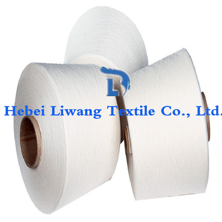 20s 100% Polyester Spun Yarn Pure Virgin for Weaving and Knitting Single Yarn