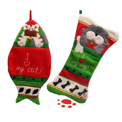 Cute Cartoon Stuffed Christmas Socks Plush Gift Toy (TPJR0257)