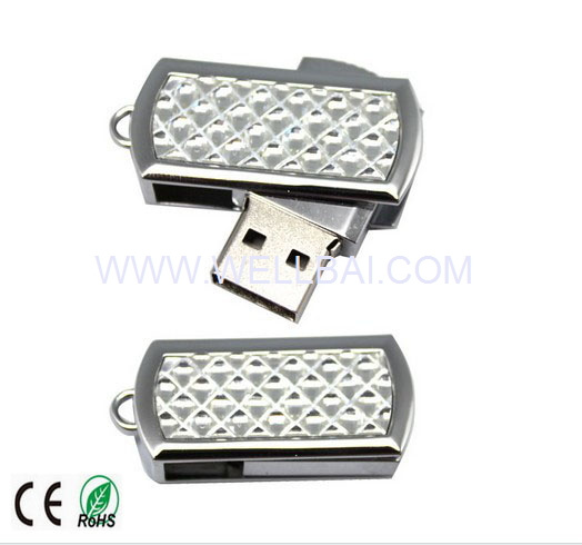 Meatl Swivel USB Flash Disk