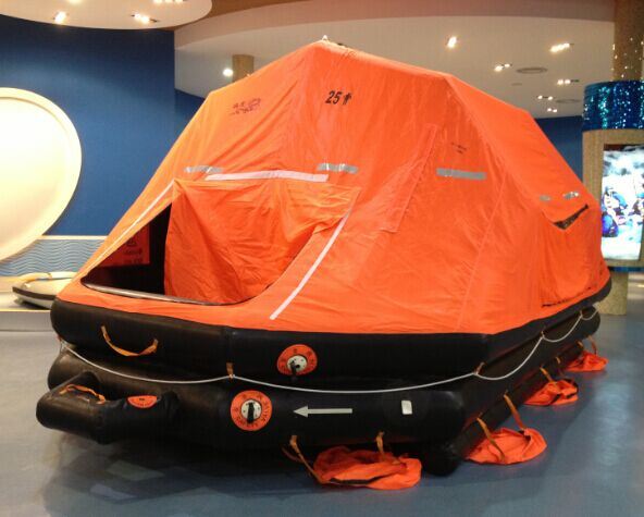 Ec/CCS Certificate Marine Inflatable Life Raft for Lifesaving