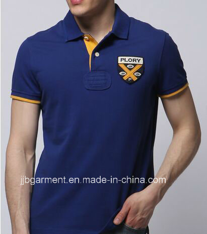 Fashion New Design 100% Cotton Men Classic Pique Polo Shirt
