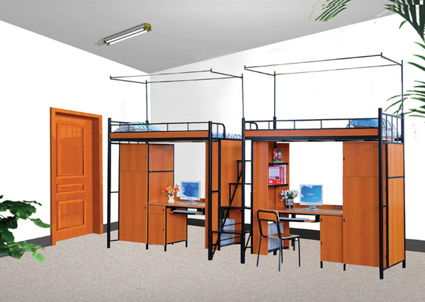 Steel-Wood Dormitory Furniture (G34A) 
