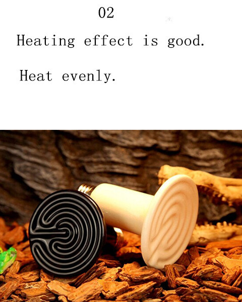 Ceramic Infrared Bulb Heating Element 75*75mm