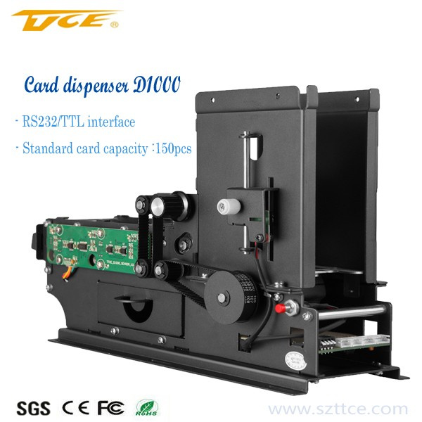 Ttce RS232/Ttl Interface Parking Lot Automatic Card Dispenser