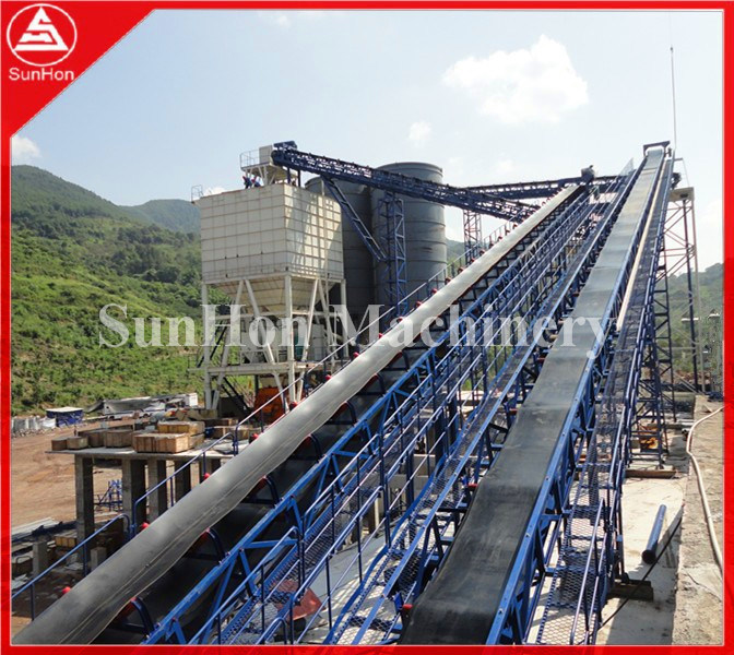 Horizontal and Inclined Belt Conveyor Conveying Machinery for Bulk Materials