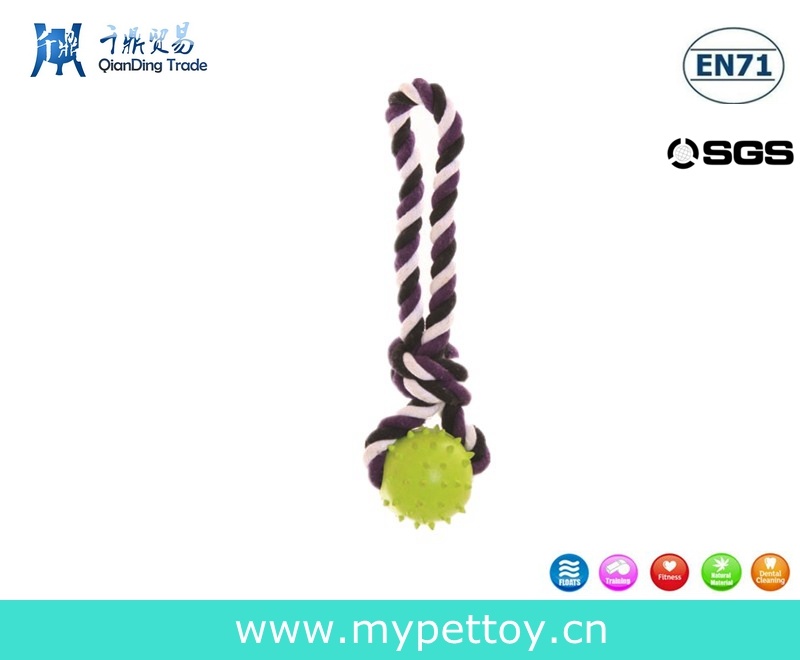 Pets Roped Ball Tug Toy