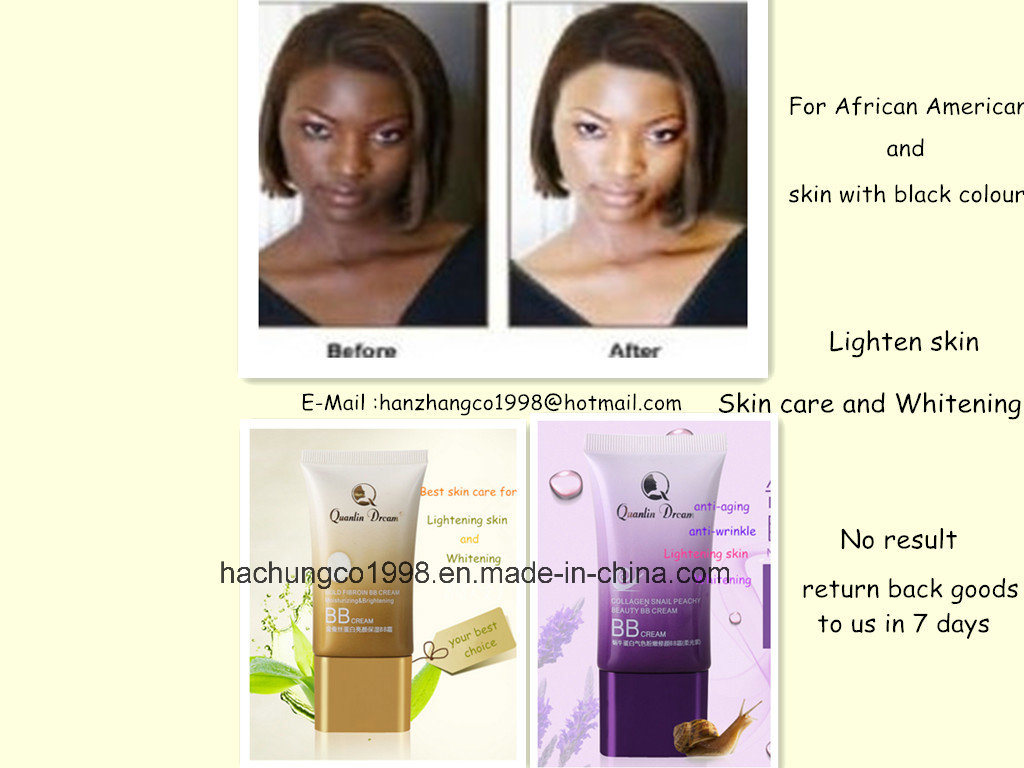 Lightening Skin and Whitening Cream Cosmetics with Natural Essence