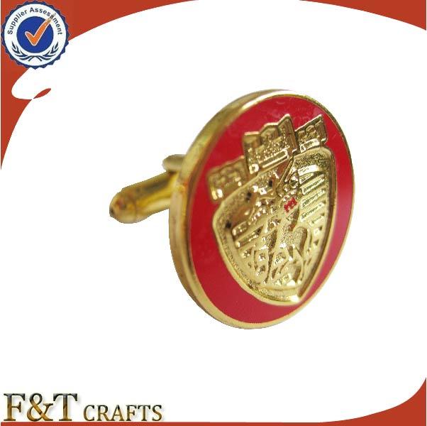Cheap Custom Engraved Logo Metal Cufflinks Wedding Party Souvenir (FTCF10221J)