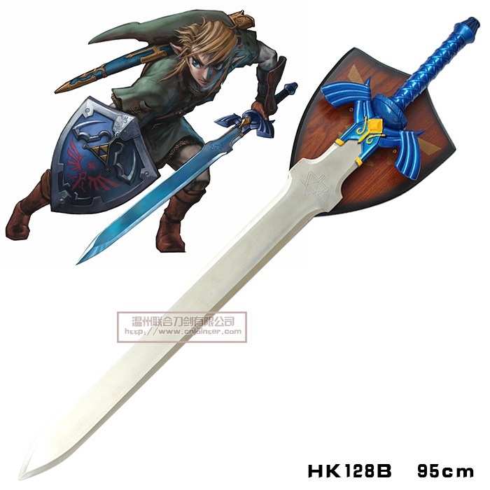 The Legend of Zelda Sword Movie Swords with Plaque 1: 1