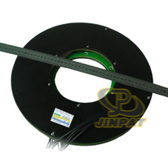 Through-Bore Pan Cake Slip Ring (LPKS020-170-0605-1401, With Through Bore 38.1mm, 6 circuits @ 5A, 14 circuits @ 1A)