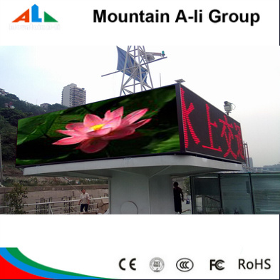 P10 Outdoor Full Color Video LED Display for Advertising. High Bright Full Color LED Display